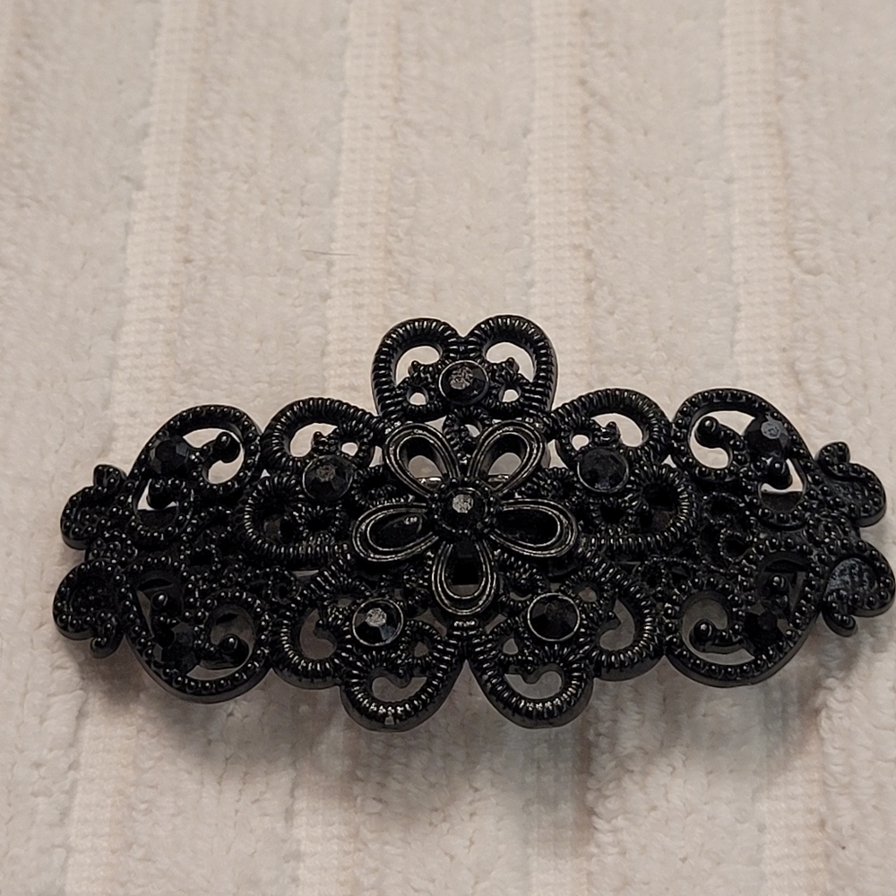 Bundle of 4 Rhinestone Scunci Rhinestone Barrettes NWOT - Picture 4 of 9